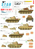 Star Decals 72-A1027 German tanks in Italy # 7. Panther Ausf A and G. 1/72